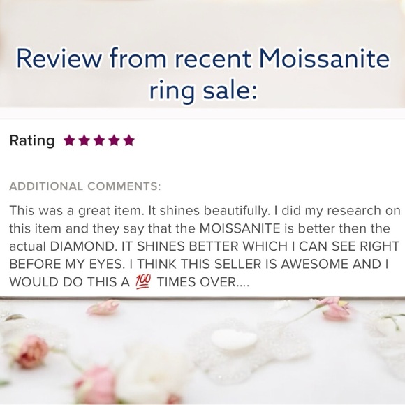💌Host Pick💌 Authentic Moissanite Gemstone Ring - Women's Engagement Rings 💎 - Picture 8 of 15